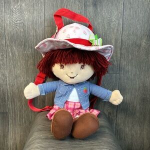Vintage Strawberry Shortcake Plush Backpack Doll | 2004 ADS | Tag Attached